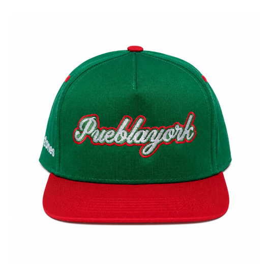 PueblaYork Hat (Green/Red)