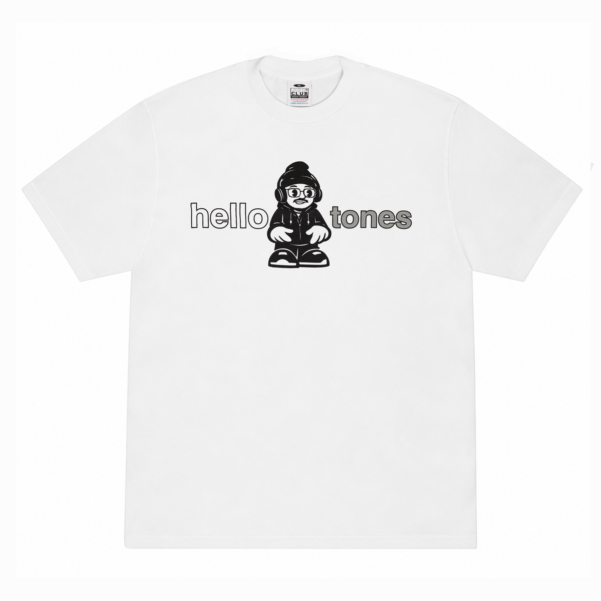 “EL HIJO” Roboto White tee